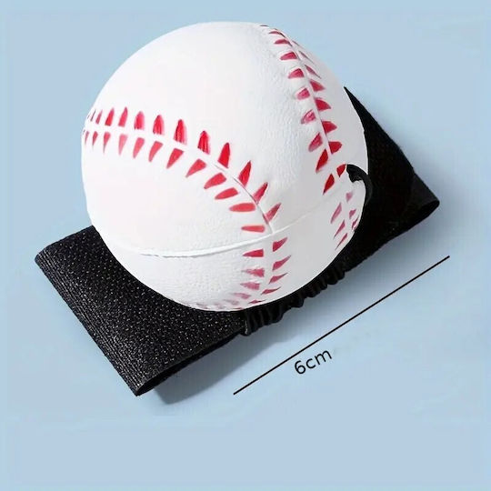 Minge Săltăreață Hiperelastică Flippy Model Minge de Baseball cu Curea pentru Mână Foarte Elastică Minge Antistres cu Aspect de Lună Spațială pentru Copii Diametru