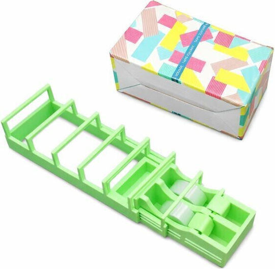 Tape Dispenser Flippy Tape Holder Office School Plastic 15.5 X 7.7 X 7.4 Cm Green