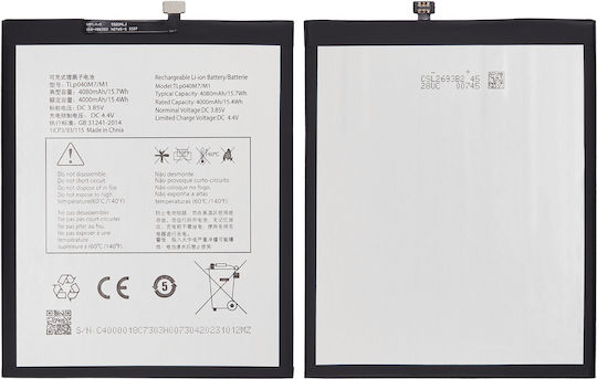 Replacement Battery Alcatel Joy Tab 2 9032 2020 Alcatel 3t 9029 2020 Tcl Tab 8 4g Tlp040m1