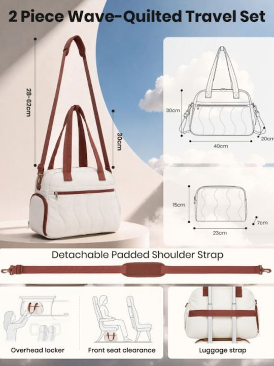 Set Women's Shoulder Bag Beige