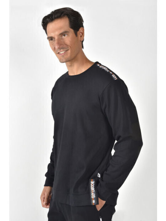 Guy Laroche Pantaloni de Pijama de Iarnă pentru Bărbați Negri Guy Laroche Pantaloni de Pijama de Iarnă pentru Bărbați Negri