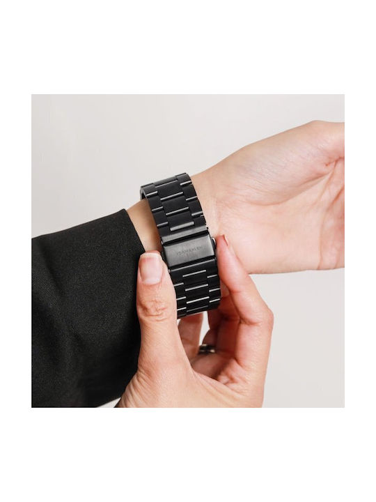 Vonmahlen Link-Armband 2 38 40 41 42 mm Einheitsgröße Schwarz