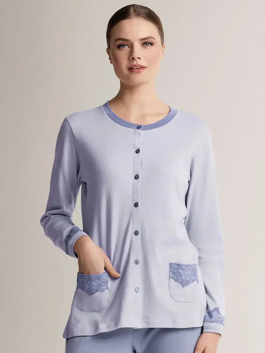 Infiore Winter Women's Pajama Set Light Blue