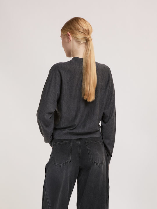 Damenpullover aus Wolle Dark Grey