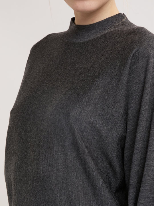 Damenpullover aus Wolle Dark Grey