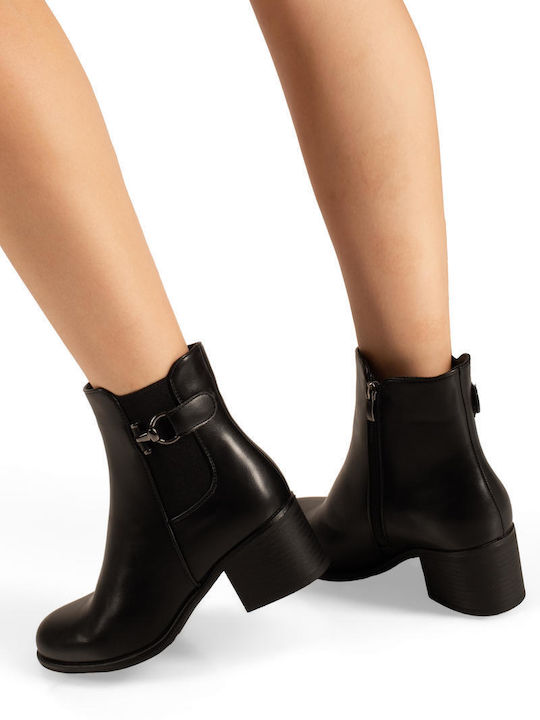 Damen Chelsea-Stiefeletten Schwarz