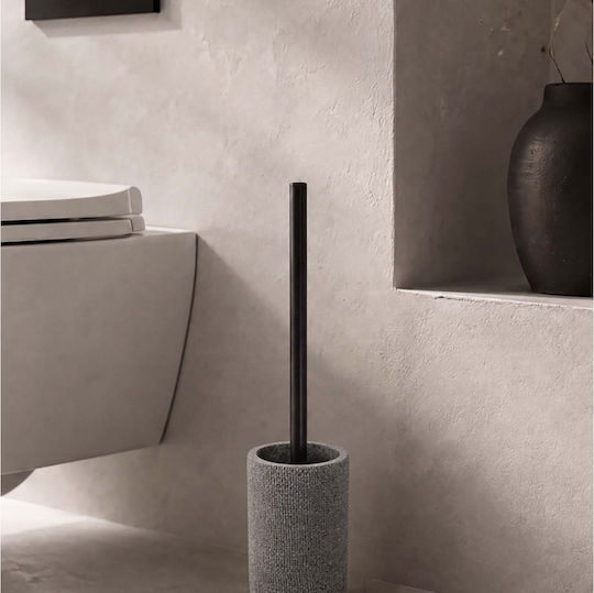 Douceur d'Intérieur Spa Kunststoff-Toilettenbürste fürs Badezimmer Grau