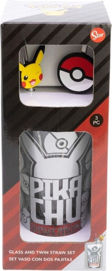 Stor Стъклена Чаша със Сламка 480ml Stor Стъклена Чаша със Сламка 480ml