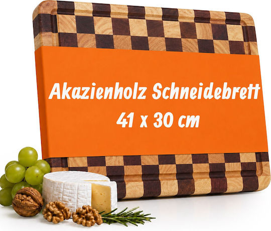 Relaxdays Schneidebrett aus Holz 41 x 30 cm Relaxdays Schneidebrett aus Holz 41 x 30 cm