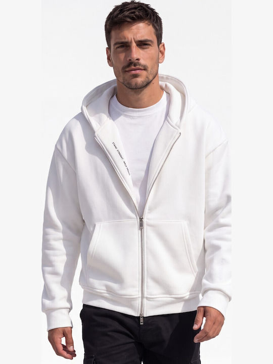Ecru Hooded Cardigan