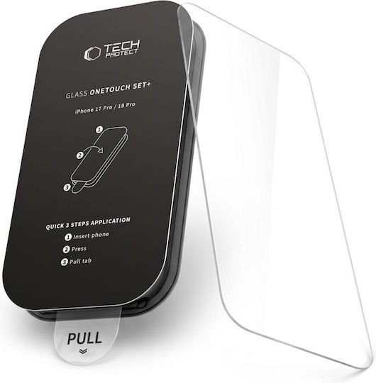 Szkło Hartowane Tech-Protect Onetouch Set+ 2-Pack iPhone 17 Pro Max 18 Pro Max Clear 5906302343089