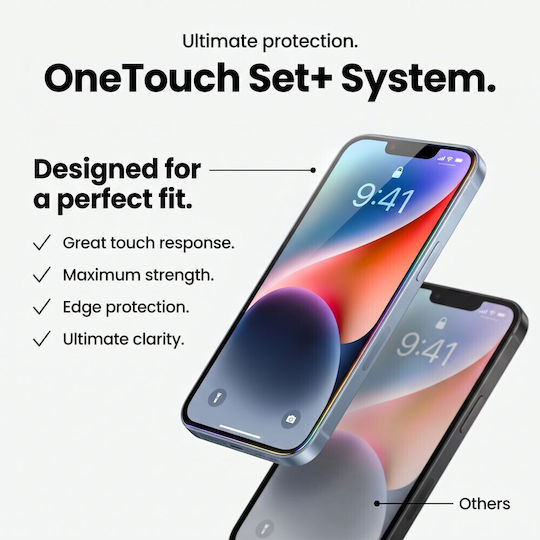 Szkło Hartowane Tech-protect Onetouch Set+ 2-pack Iphone 17 Pro 18 Pro Clear 5906302343072