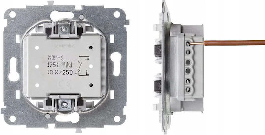 Karlik Mechanismus für Klingeltaster in Braun 60MWP-4