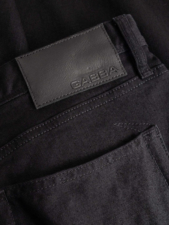 Herren Jeanshose Loose Fit Schwarz