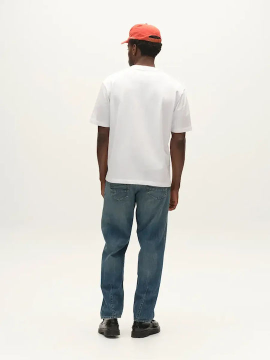 Ανδρικό Παντελόνι Τζιν Loose Tapered Fit Dark Blue