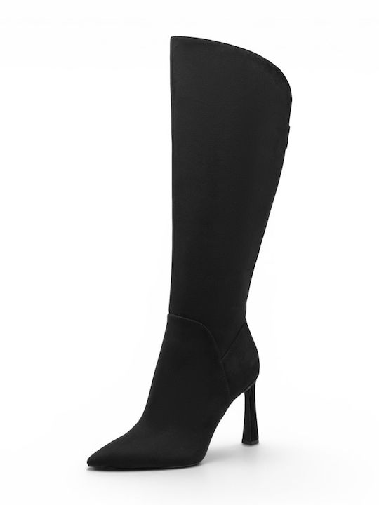 Damenstiefel mit hohem Absatz Schwarz