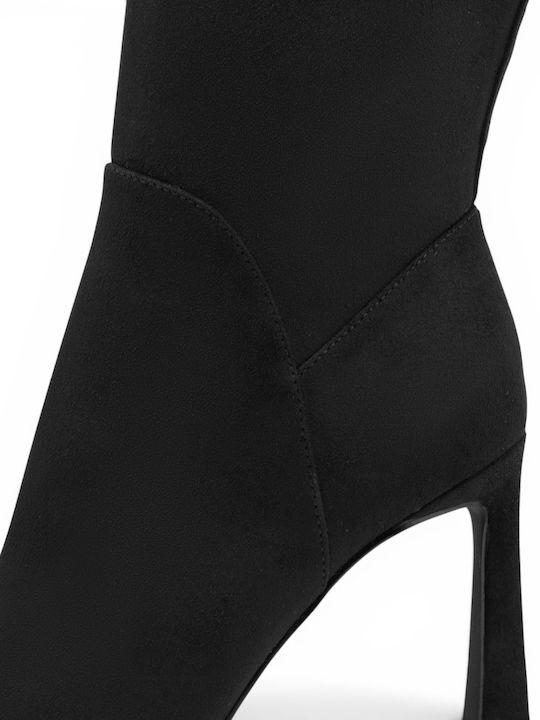 Damenstiefel mit hohem Absatz Schwarz
