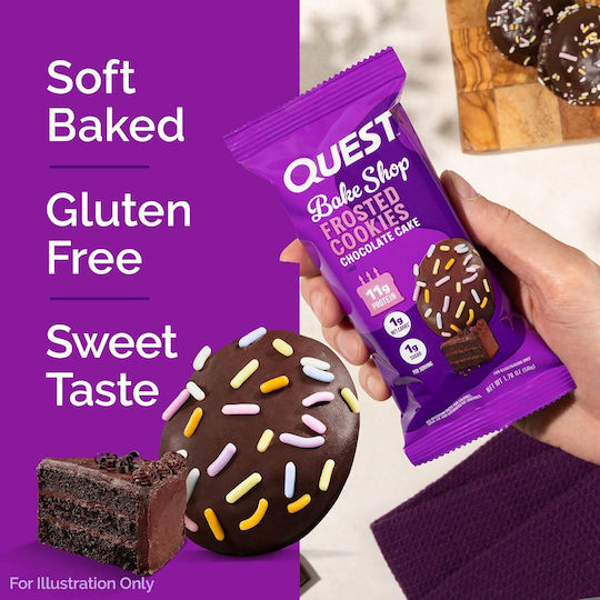 Quest Nutrition Бисквити Протеинови с Топинг 50gr