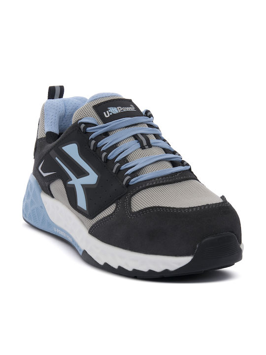Upower Black Work Shoe S1PS with ESD, FO, HI, HRO, SR Certification