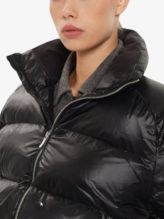 Γυναικείο Puffer Μπουφάν για Χειμώνα Black