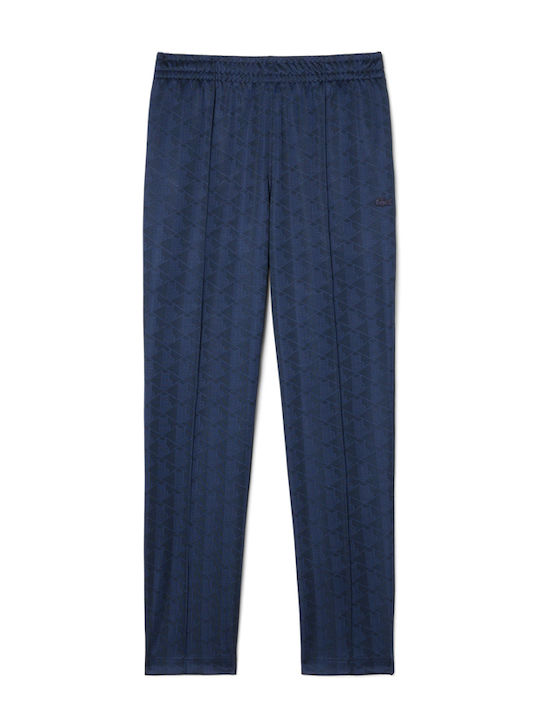 Lacoste Lacoste Men Sweatpants Regular Monogram Μπλε Xh0197-166