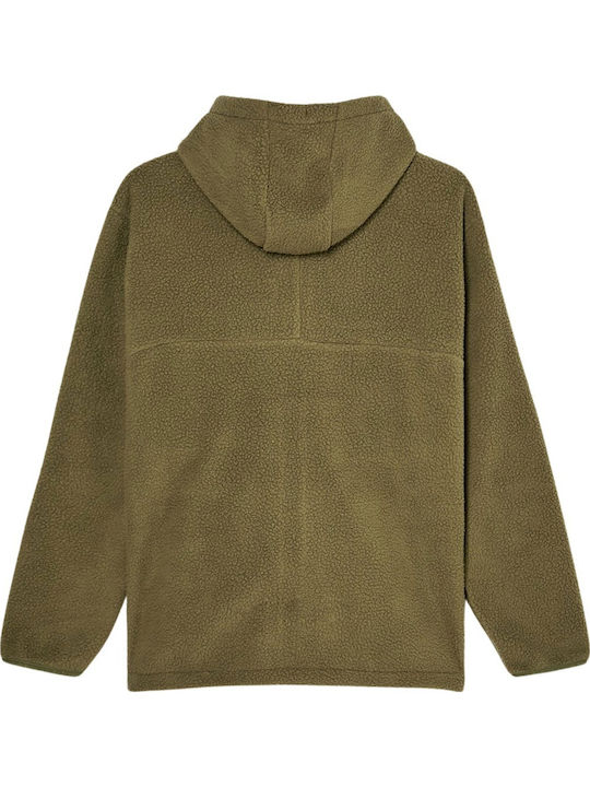 Clean Coast Men's Fleece Hooded Jacket Grape Leaf