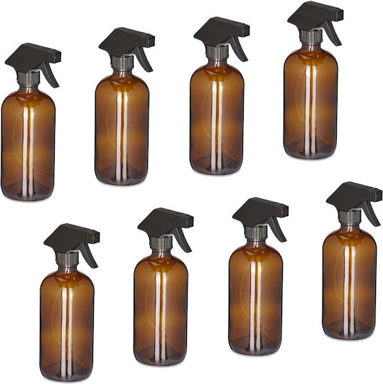 Relaxdays Ψεκαστήρι Άμεσης Πίεσης Καφέ 500ml