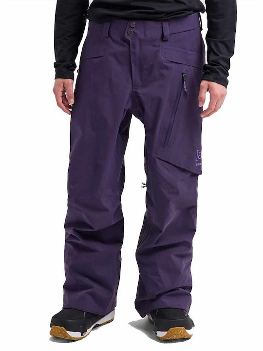 Burton Ak Cyclic Gore-tex 2l 3076710E7Z Ανδρικό Παντελόνι Σκι & Snowboard Μωβ