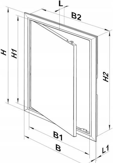 Vents Electrical Panel Door