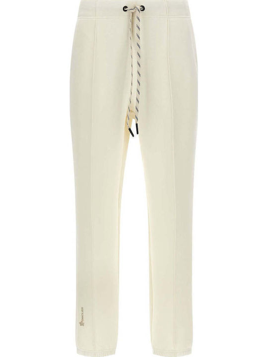 Moncler Долнище на анцуг с ластик White
