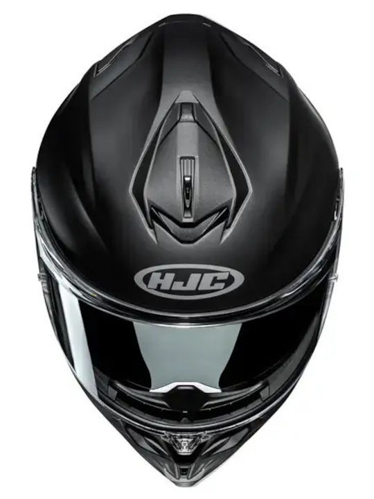 HJC i72 Semi Flat Black Full Face Motorcycle Helmet ECE 22.06 with Pinlock and Sun Visor