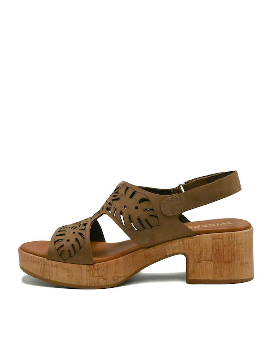 Leather Anatomic Brown Sandals