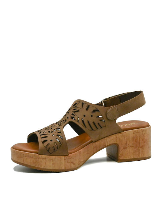 Leather Anatomic Brown Sandals