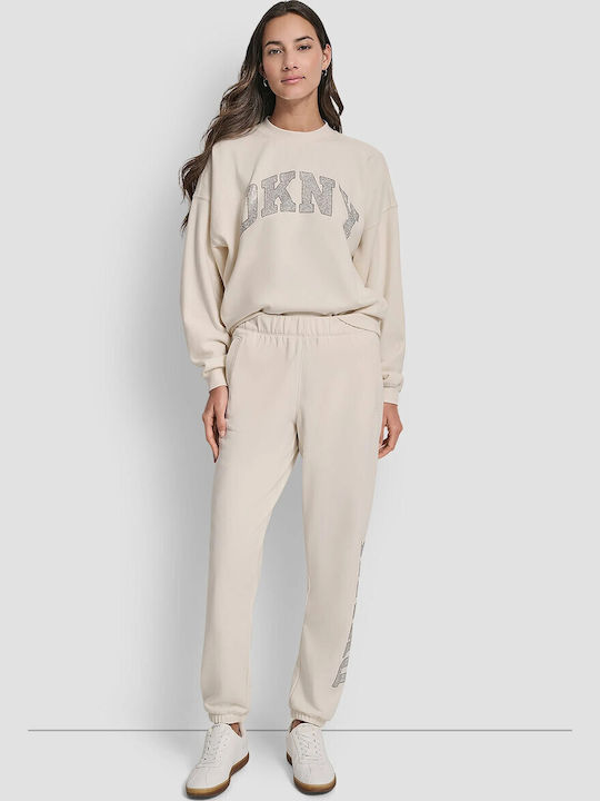 DKNY Women's Cotton Blouse Ivory
