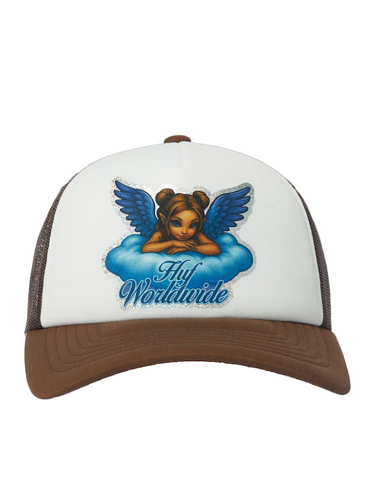 Bliss Trucker Hat Unisex Brown Hat Ht00974