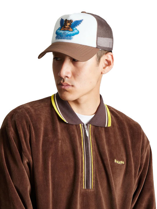 Bliss Trucker Hat Unisex Brown Hat Ht00974