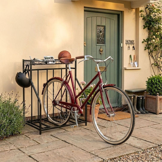 Relaxdays Fahrradparkbügel mit 3 Stellplätzen