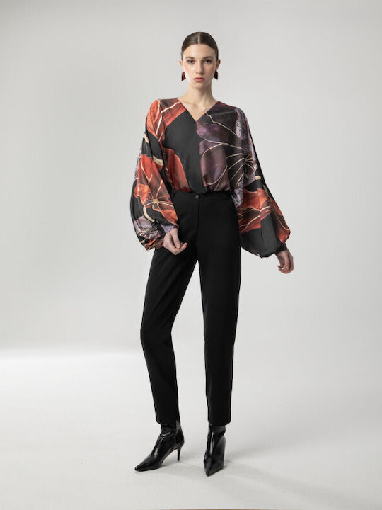 Women's Black Suit in Regular Fit