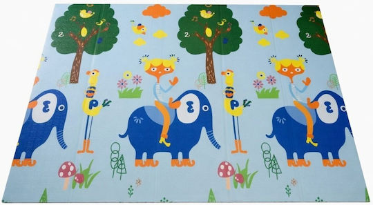 Hellblaue Aktivitätsmatte 200x150cm