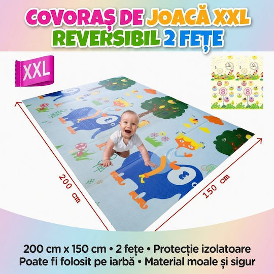 Light Blue Activity Mat 200x150cm