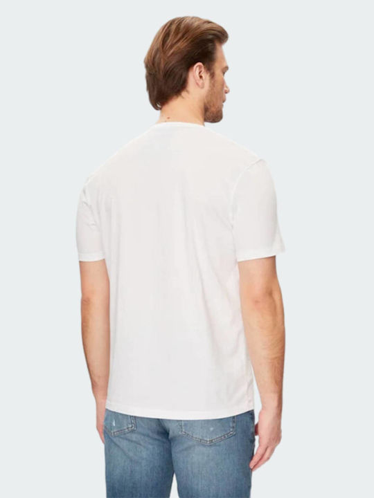 Naolo Ανδρικές Φανέλες σε Λευκό Χρώμα 2Pack