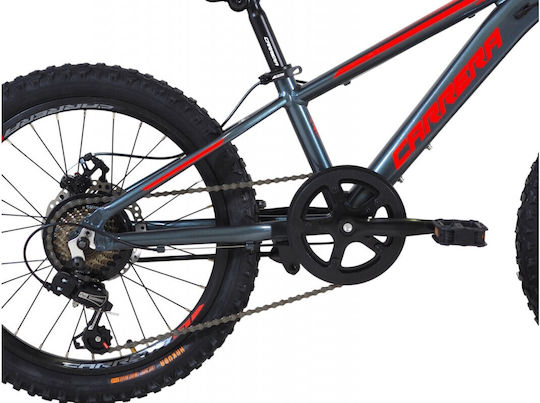 20" Παιδικό Mountain Bike με Δισκόφρενα και Σκελετό Αλουμινίου Γκρι