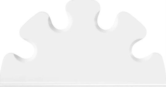 Kunststoff-Zahnbürstenhalter Weiß 5902846800019
