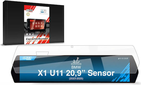 Grizzglass Ceramic Film Car Display Protection BMW X1 U11 Sensor 2023-2025 Car Radio