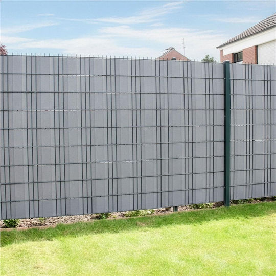 Material De Gard De Grădină Din PVC 5cm 20 Bucăți Gri