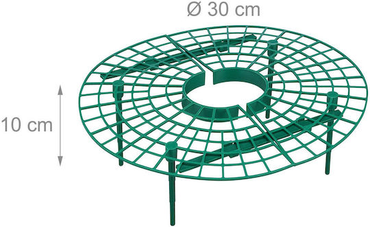 Relaxdays Strawberry Baskets Set 15 Dark Green