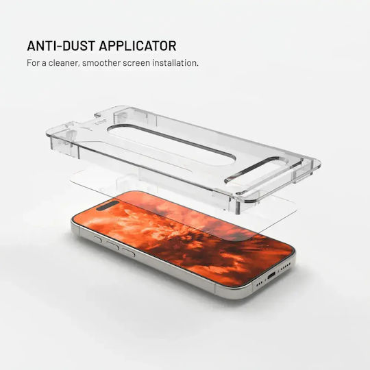 Fixed 2.5d Tempered Glass Anti-dust Applicator Apple Iphone 18 Pro Max 2 Pieces