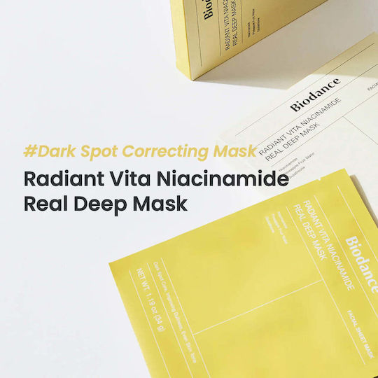 Biodance Radiant Vita Niacinamide Real Deep Jelly Maske 34gr