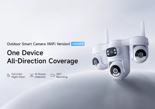 Vstarcam CS623FR IP Quad Wi-Fi Камера за Видеонаблюдение Full HD 1080p Водоустойчива с Двупосочна Комуникация и 4mm Обектив