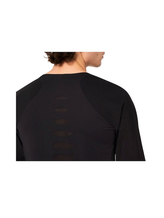 Oakley Tricou De Ciclism Mânecă Lungă Pentru Bărbați Negru